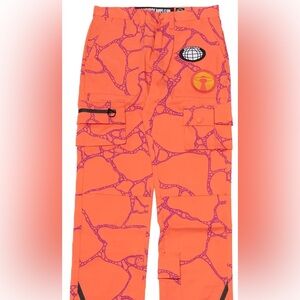 BILLIONAIRE BOYS CLUB BBC EXPEDITION PANT CORAL CARGO ZIPPERS 32